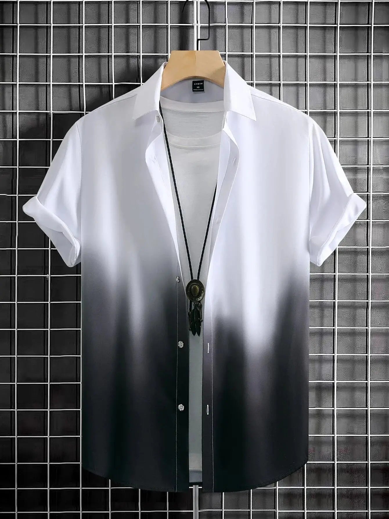 "Camicia sfumata- t-shirt bianca interna" All You Need