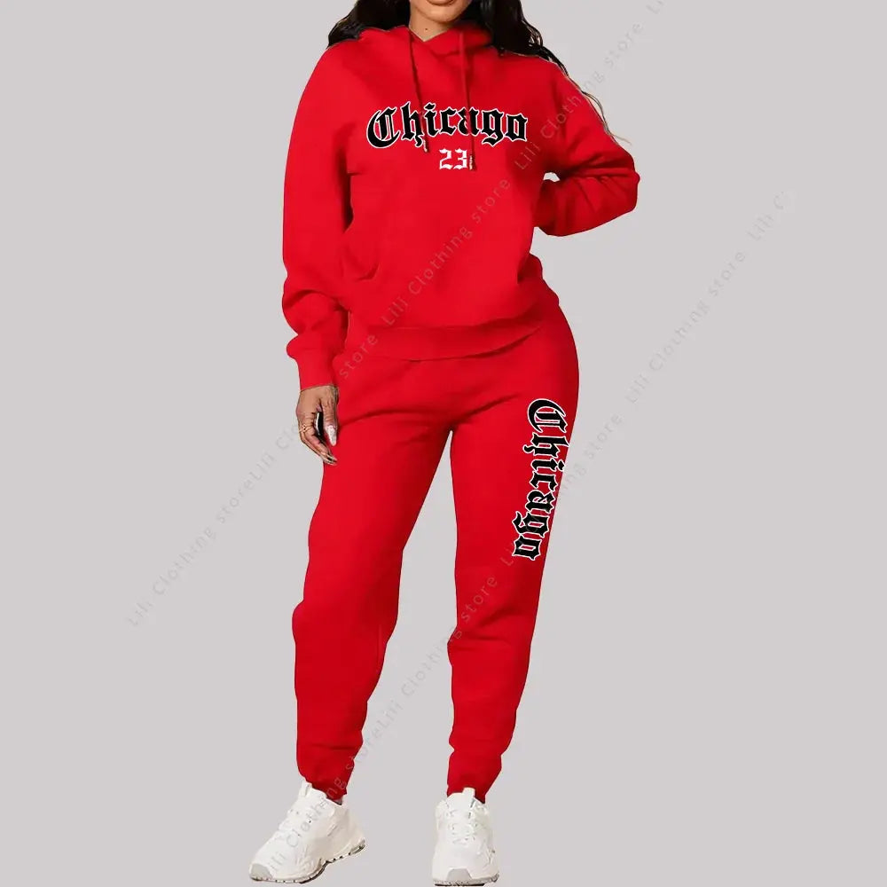 Completo Donna 2 Pezzi Streetwear in Pile con Cappuccio – Autunno/Inverno 2025 All You Need
