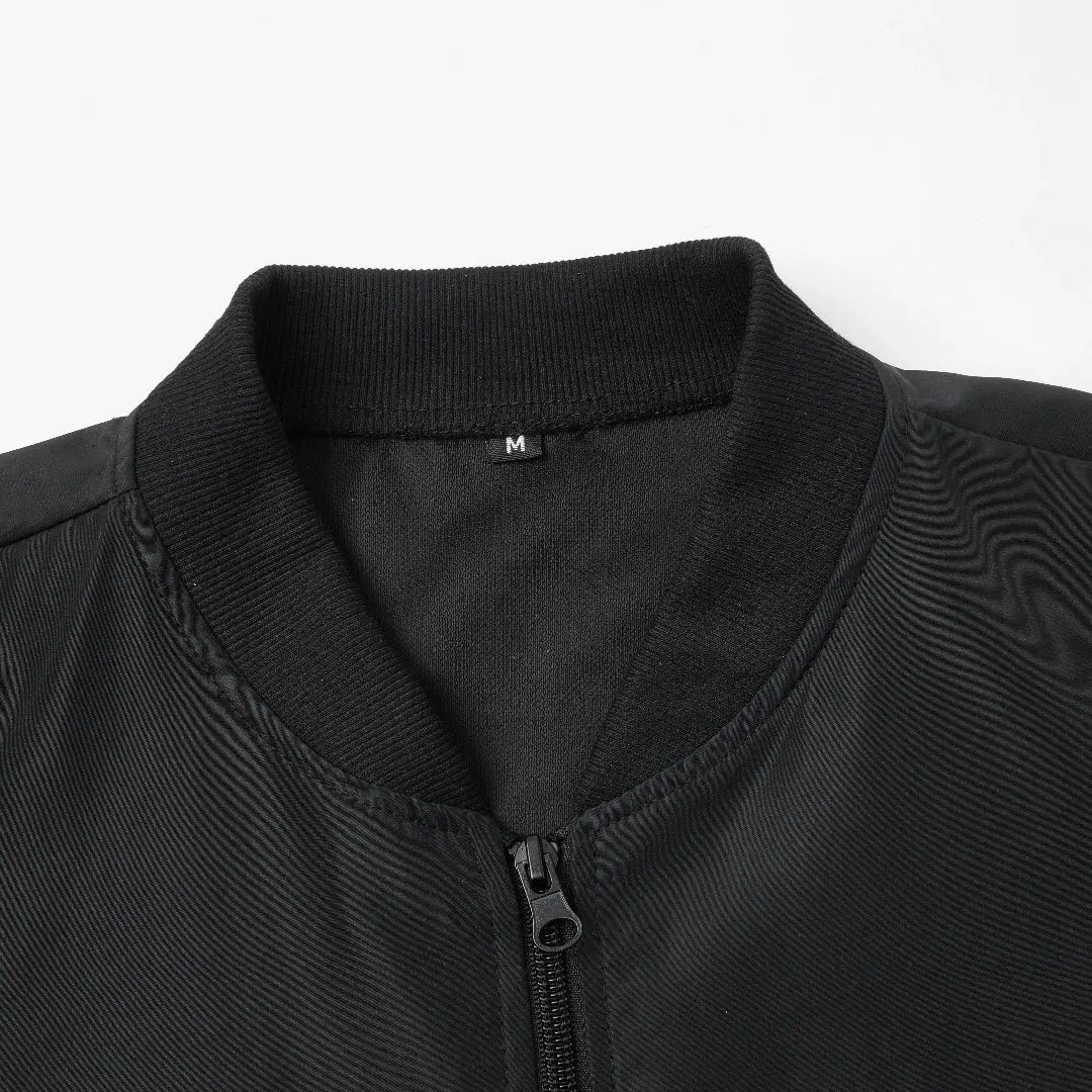 "Giacca nera leggera stile bomber minimal" All You Need