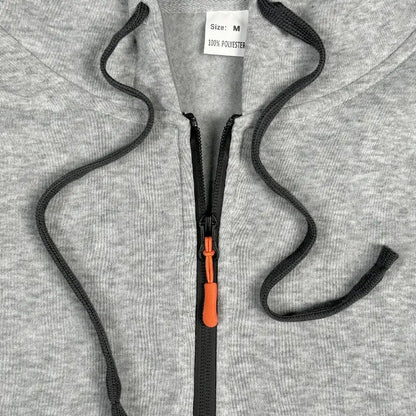 “Completo Sportivo Uomo 2025 – Felpa con Zip Multi-Tasche + Pantaloni Coordinati, Primavera/Autunno” All You Need