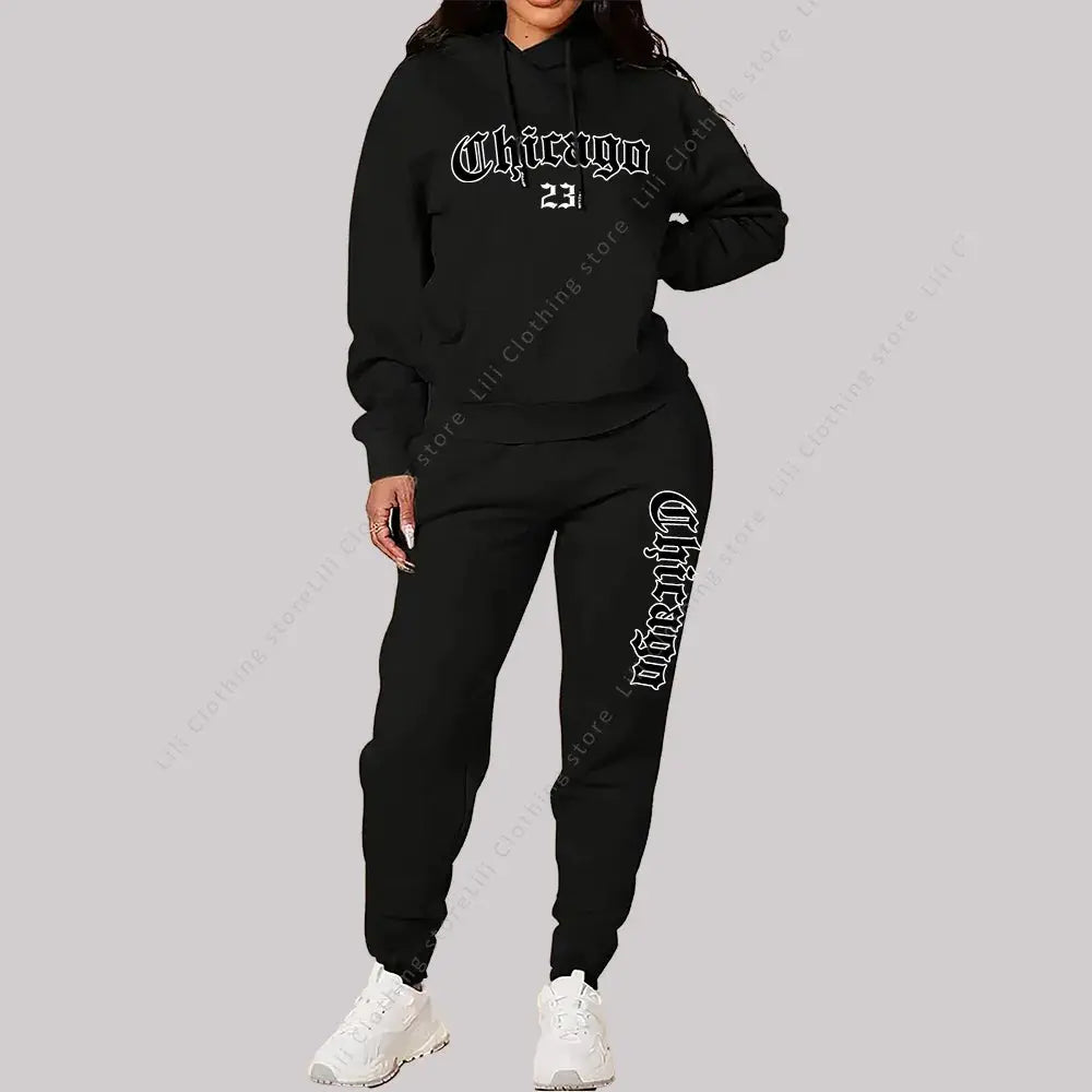 Completo Donna 2 Pezzi Streetwear in Pile con Cappuccio – Autunno/Inverno 2025 All You Need