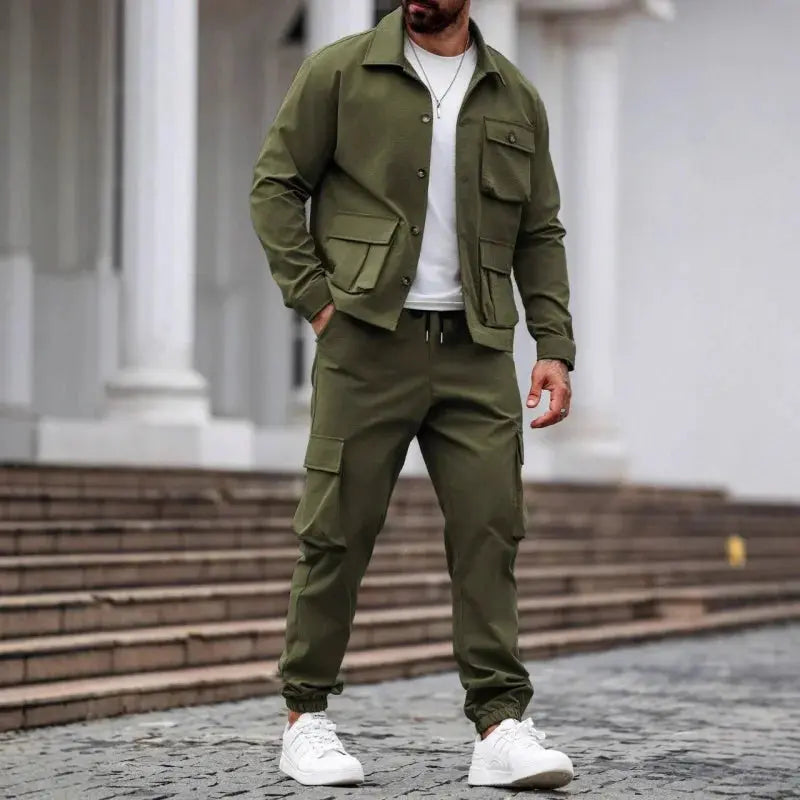 "Completo giacca e pantaloni cargo" 👖🧥 All You Need