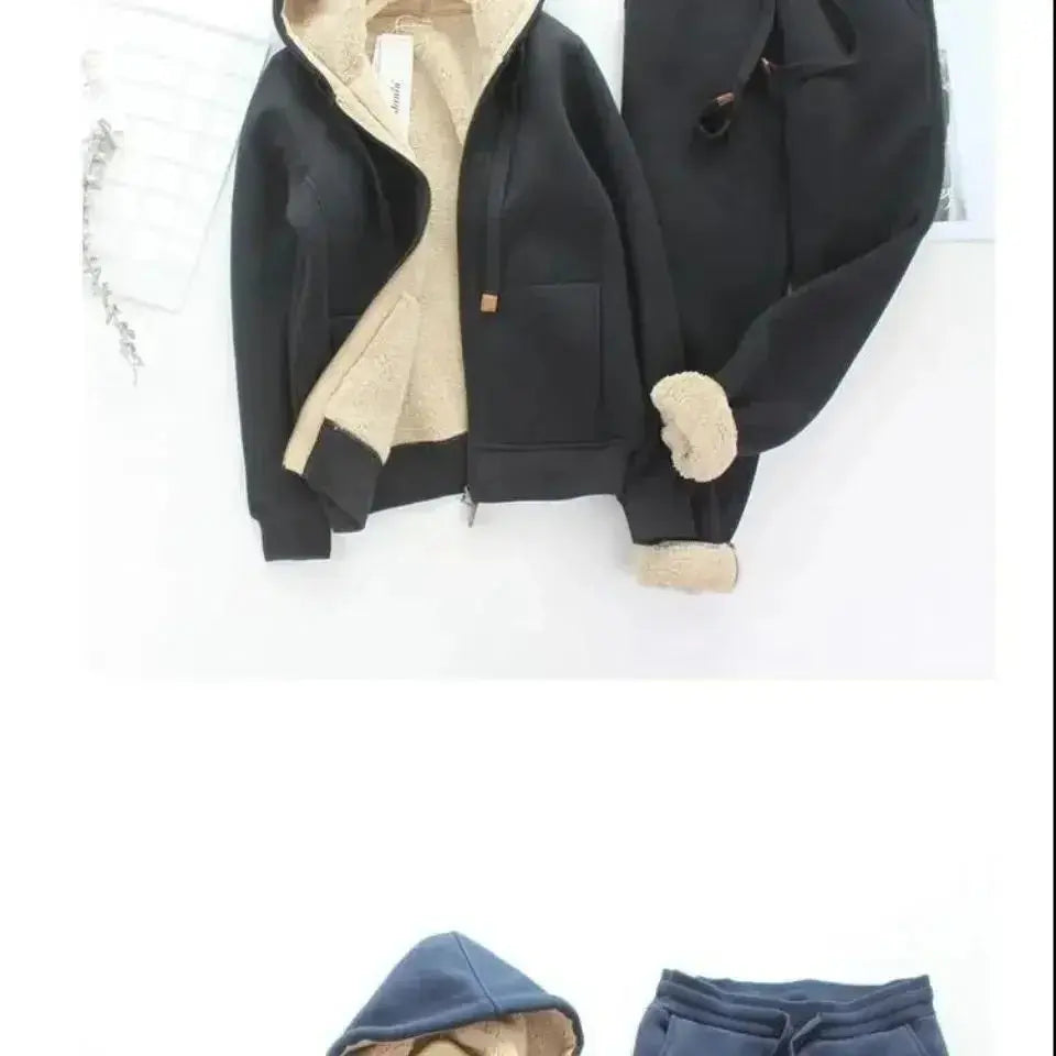“Cappotto Donna Elegante in Lana & Pelliccia Sintetica – Autunno/Inverno con Chiusura a Cerniera” All You Need
