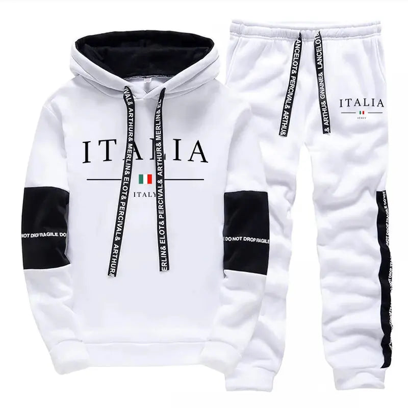 "Completo sportivo Italia: felpa e pantaloni coordinati" All You Need