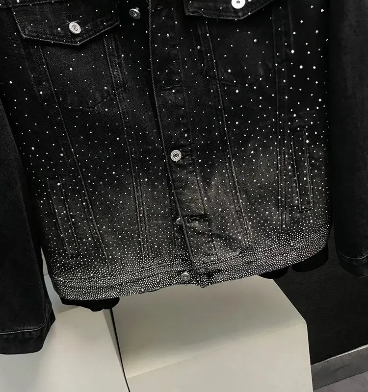 "Completo giacca e pantalone nero sfumato con dettagli glitter" ✨ All You Need