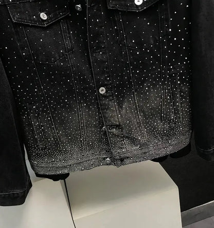 "Completo giacca e pantalone nero sfumato con dettagli glitter" ✨ All You Need