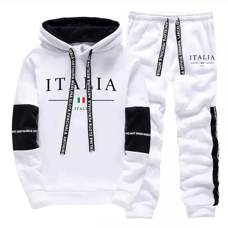 "Completo sportivo Italia: felpa e pantaloni coordinati" All You Need