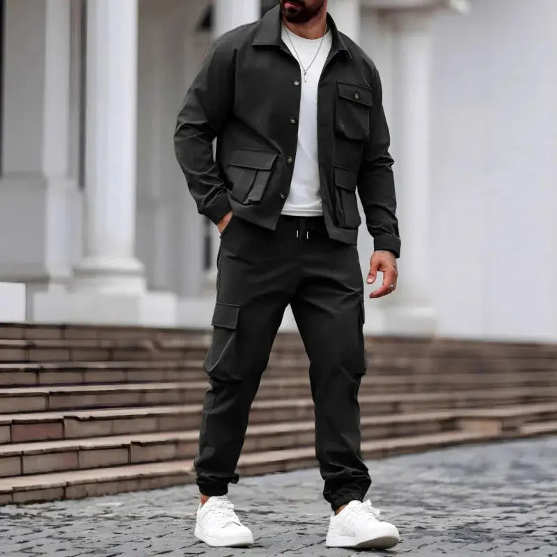 "Completo giacca e pantaloni cargo" 👖🧥 All You Need