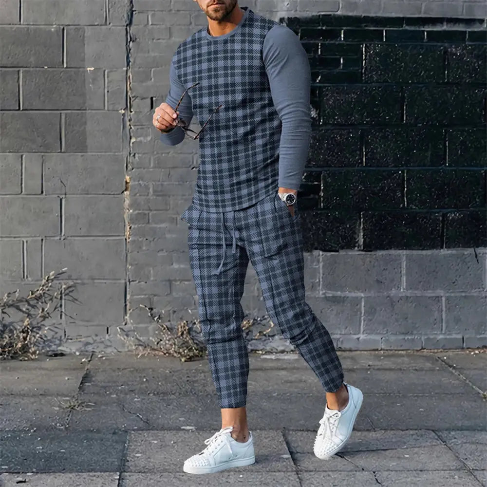 "Outfit casual uomo con maglia Union Jack e pantaloni neri" All You Need