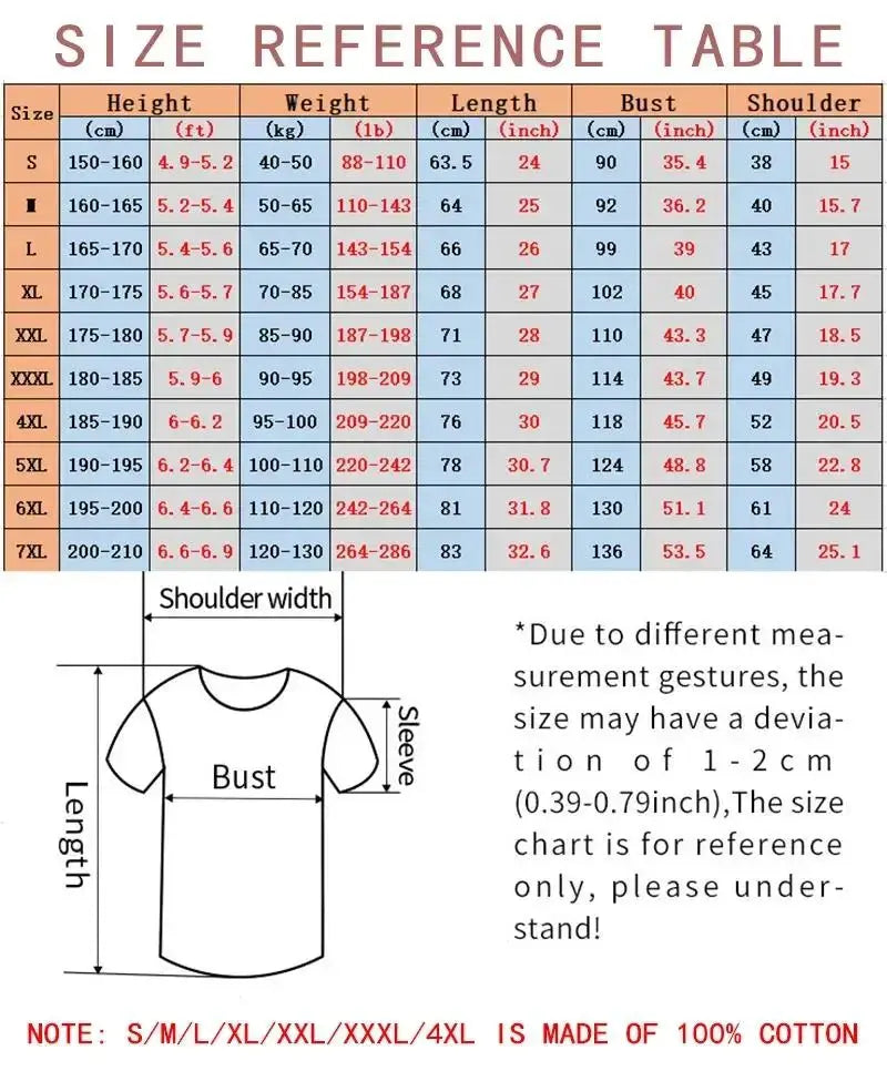 “T-shirt Uomo Casual in Cotone – Leggera, Traspirante con Stampa, Primavera/Estate” All You Need
