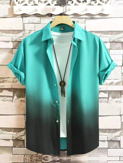 "Camicia sfumata- t-shirt bianca interna" All You Need