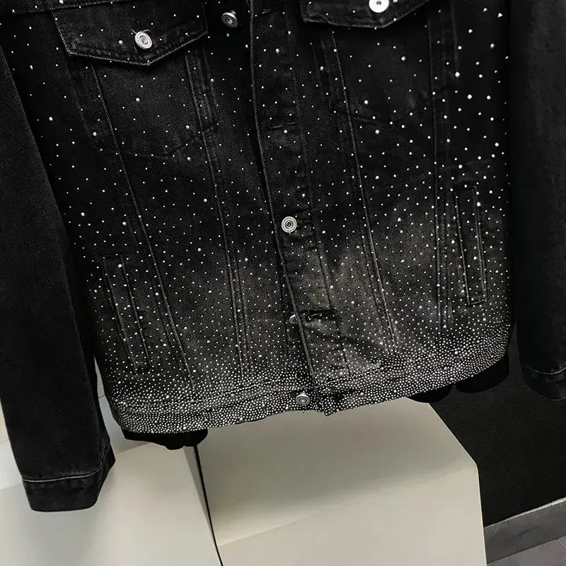 "Completo giacca e pantalone nero sfumato con dettagli glitter" ✨ All You Need