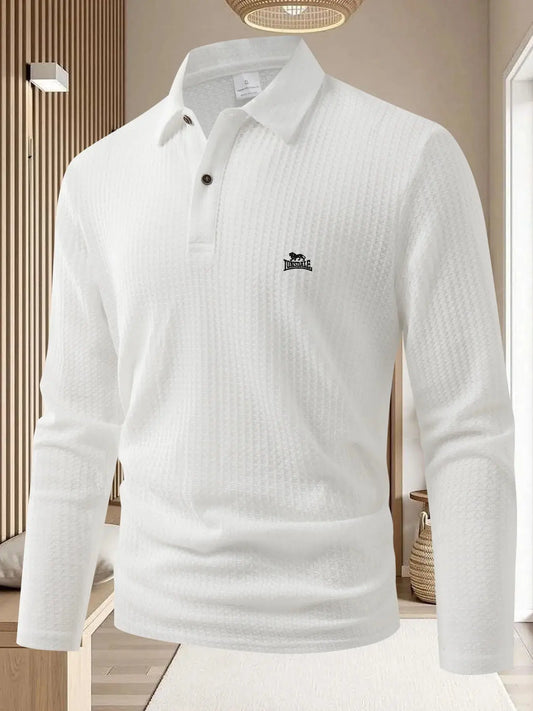 “LONSDALE Polo Uomo Manica Lunga – Casual, Elasticizzata in Poliestere & Spandex, Primavera/Autunno” All You Need