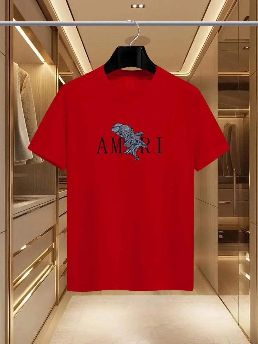 “T-shirt Uomo Casual in Cotone – Leggera, Traspirante con Stampa, Primavera/Estate” All You Need