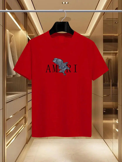 “T-shirt Uomo Casual in Cotone – Leggera, Traspirante con Stampa, Primavera/Estate” All You Need