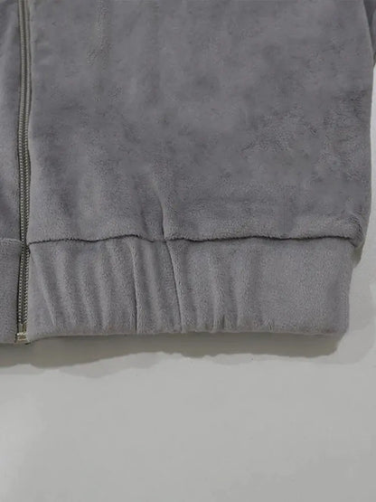 "Completo sportivo Donna celeste con zip e vita elasticizzata" All You Need