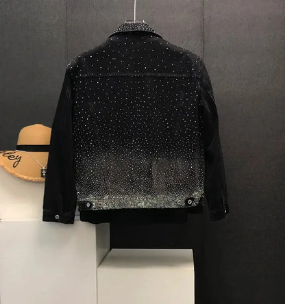 "Completo giacca e pantalone nero sfumato con dettagli glitter" ✨ All You Need