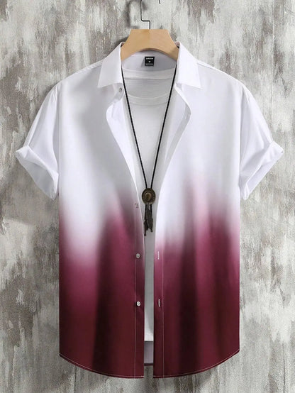 "Camicia sfumata- t-shirt bianca interna" All You Need