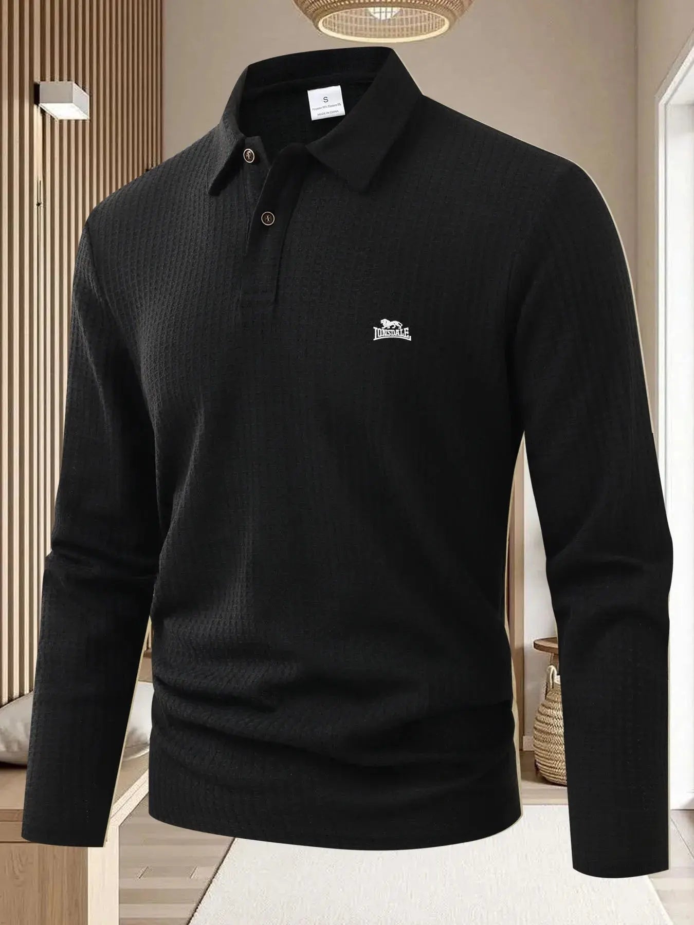 “LONSDALE Polo Uomo Manica Lunga – Casual, Elasticizzata in Poliestere & Spandex, Primavera/Autunno” All You Need