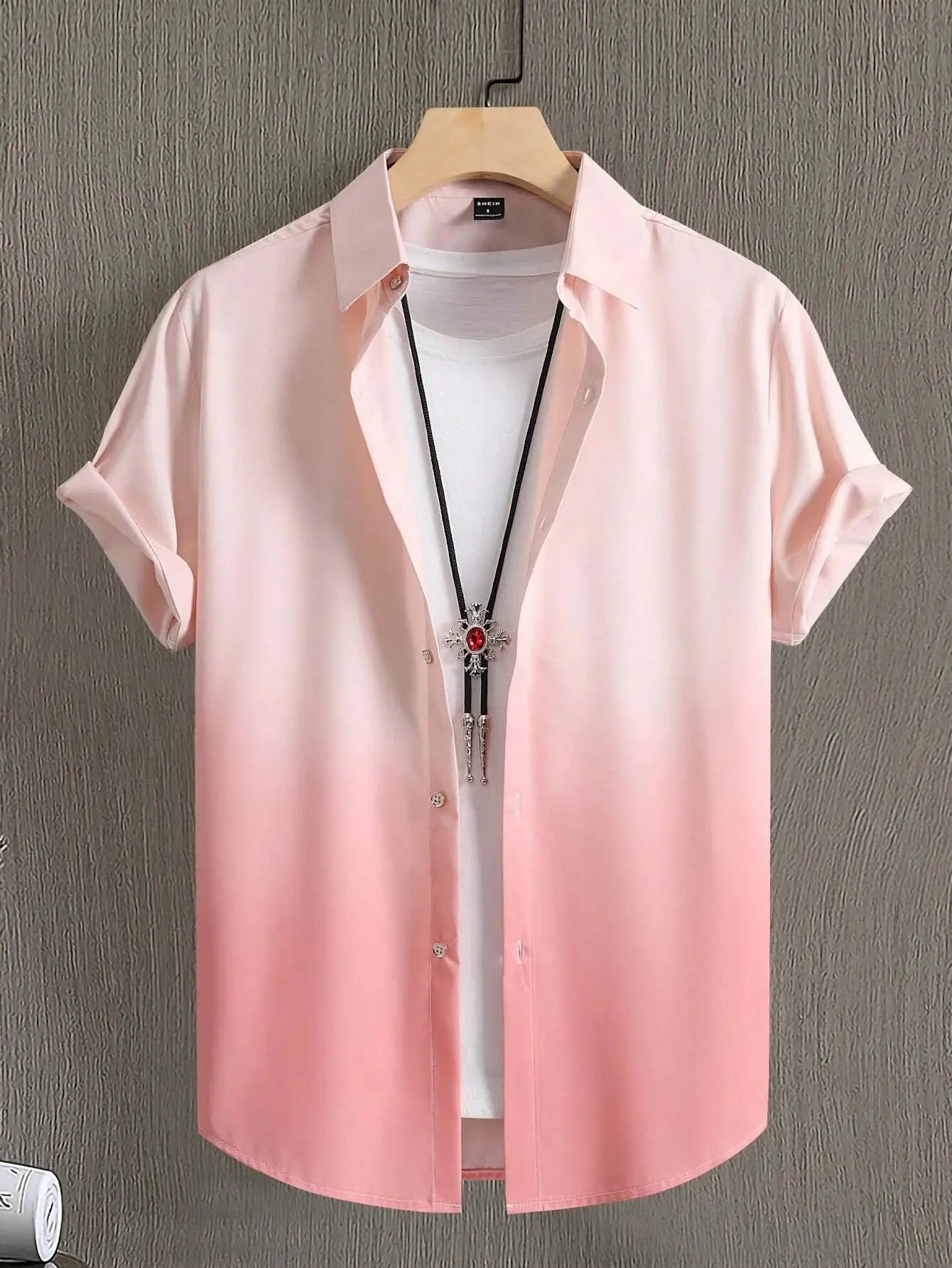 "Camicia sfumata- t-shirt bianca interna" All You Need