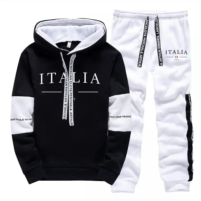 "Completo sportivo Italia: felpa e pantaloni coordinati" All You Need