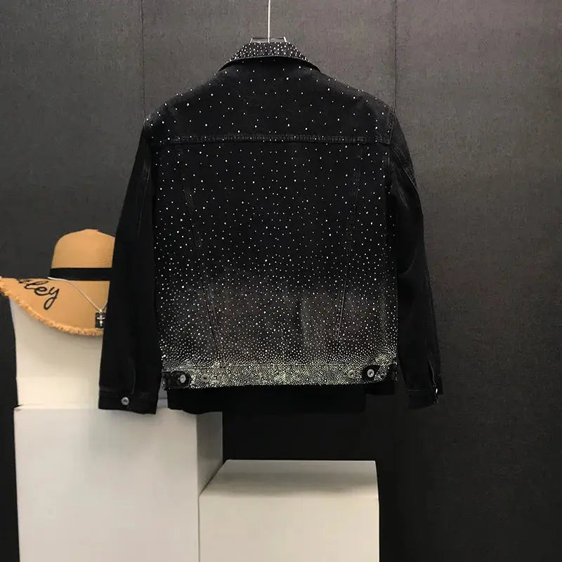 "Completo giacca e pantalone nero sfumato con dettagli glitter" ✨ All You Need