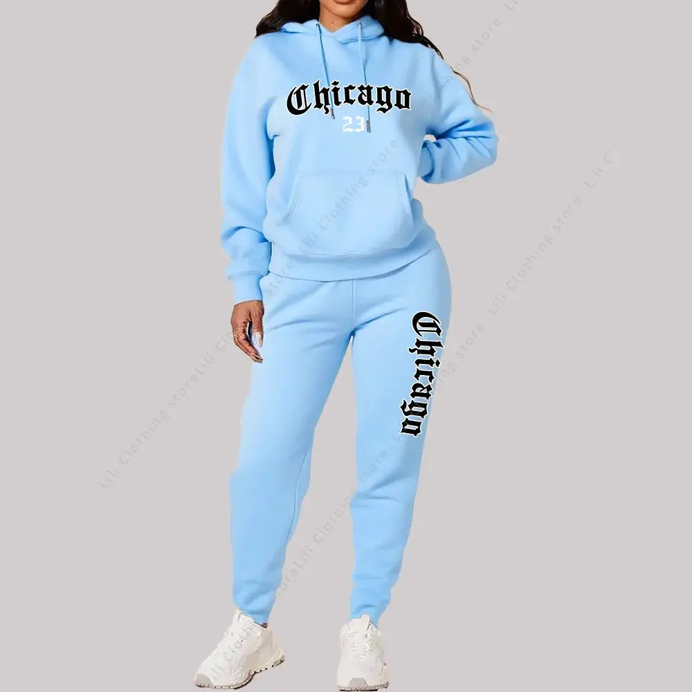 Completo Donna 2 Pezzi Streetwear in Pile con Cappuccio – Autunno/Inverno 2025 All You Need