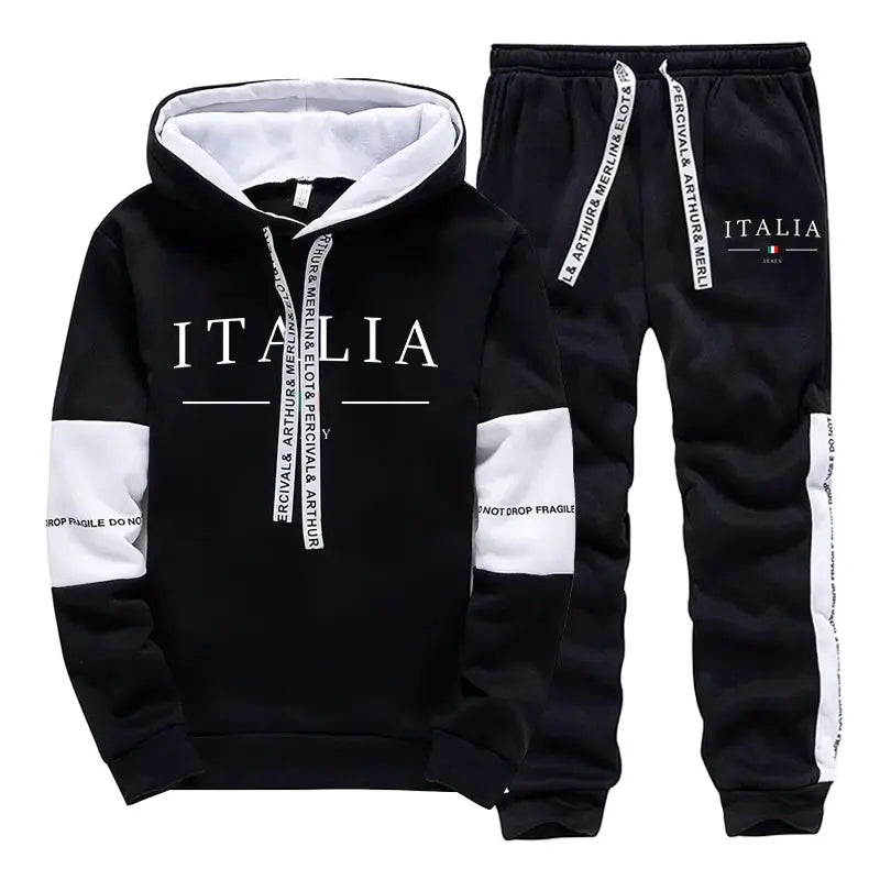 "Completo sportivo Italia: felpa e pantaloni coordinati" All You Need