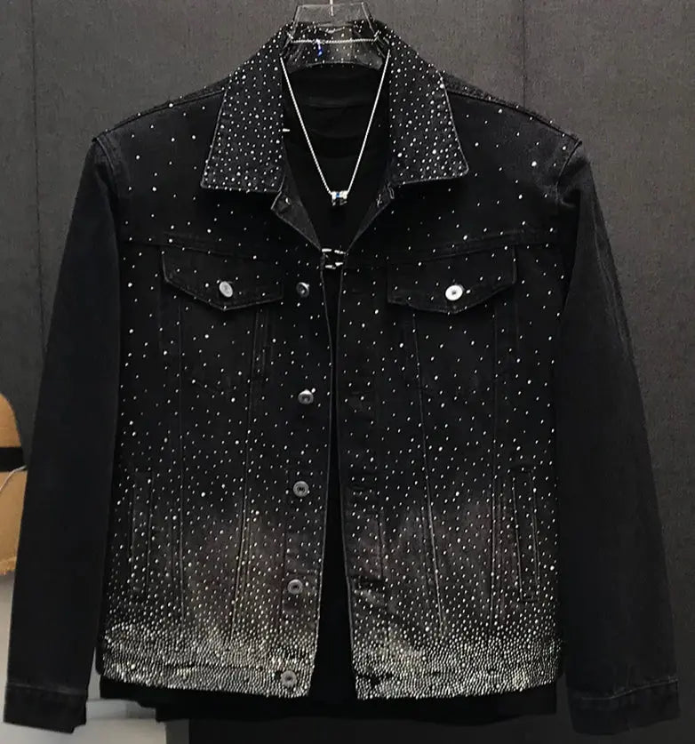 "Completo giacca e pantalone nero sfumato con dettagli glitter" ✨ All You Need