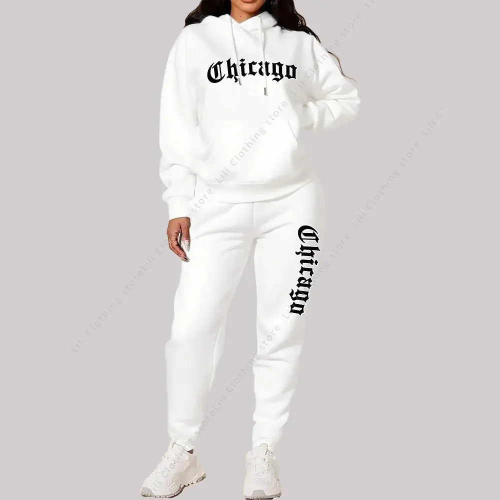 Completo Donna 2 Pezzi Streetwear in Pile con Cappuccio – Autunno/Inverno 2025 All You Need