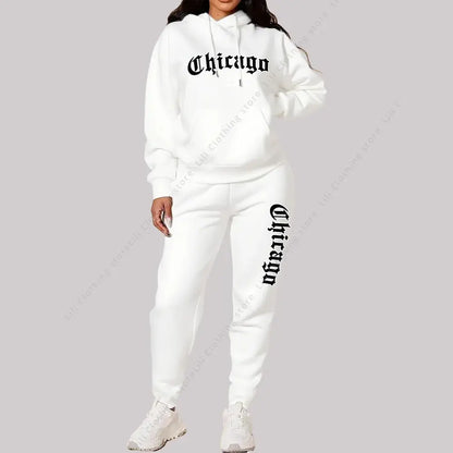 Completo Donna 2 Pezzi Streetwear in Pile con Cappuccio – Autunno/Inverno 2025 All You Need