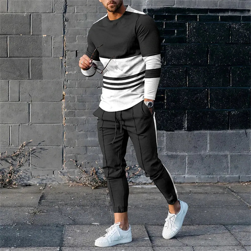 "Outfit casual uomo con maglia Union Jack e pantaloni neri" All You Need