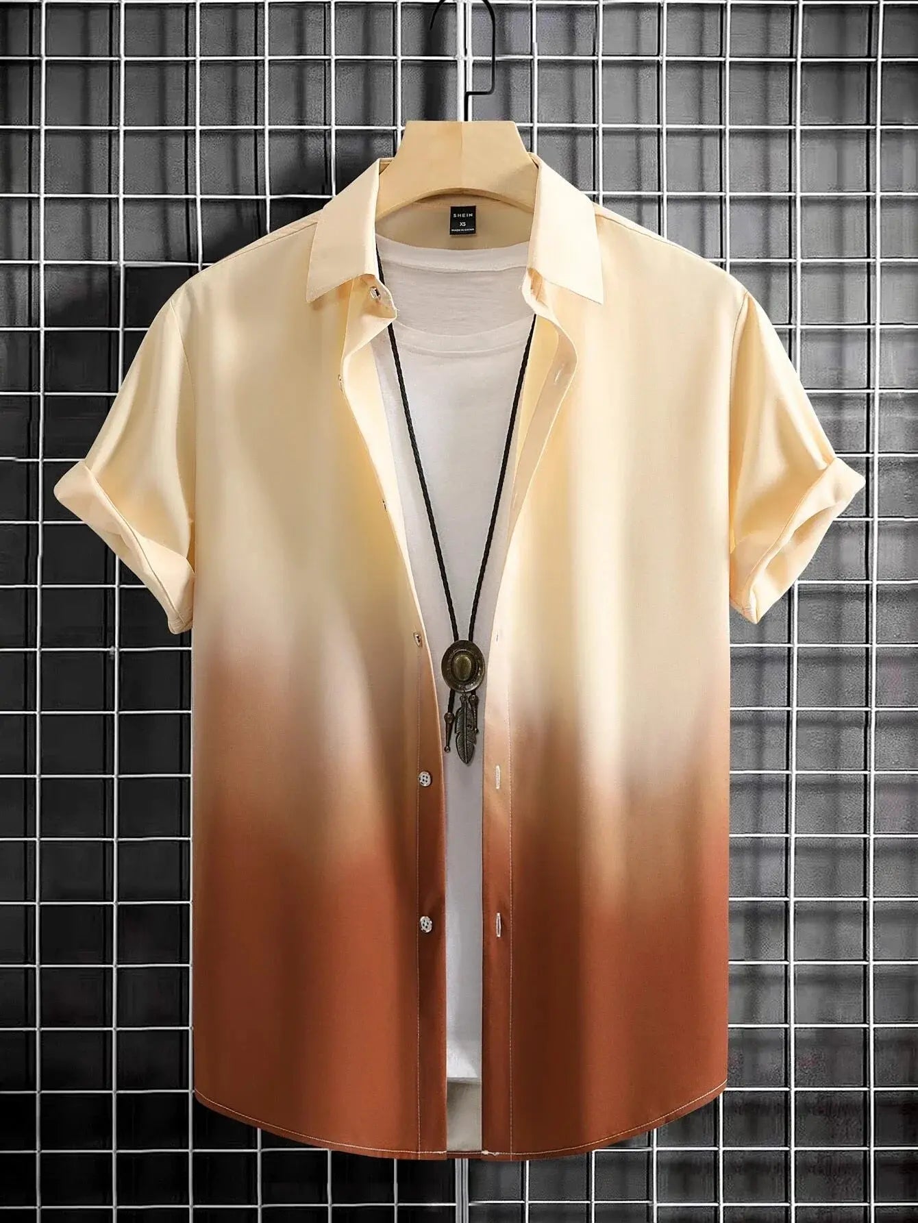 "Camicia sfumata- t-shirt bianca interna" All You Need