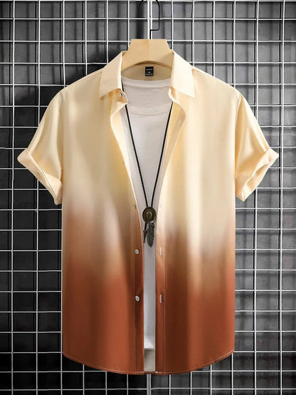 "Camicia sfumata- t-shirt bianca interna" All You Need