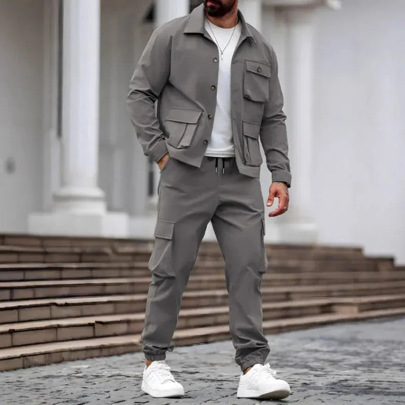"Completo giacca e pantaloni cargo" 👖🧥 All You Need