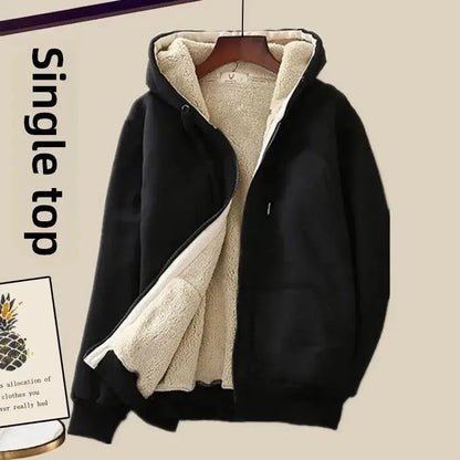 “Cappotto Donna Elegante in Lana & Pelliccia Sintetica – Autunno/Inverno con Chiusura a Cerniera” All You Need