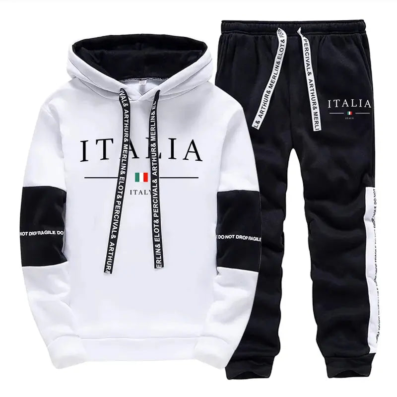 "Completo sportivo Italia: felpa e pantaloni coordinati" All You Need
