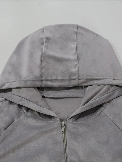 "Completo sportivo Donna celeste con zip e vita elasticizzata" All You Need