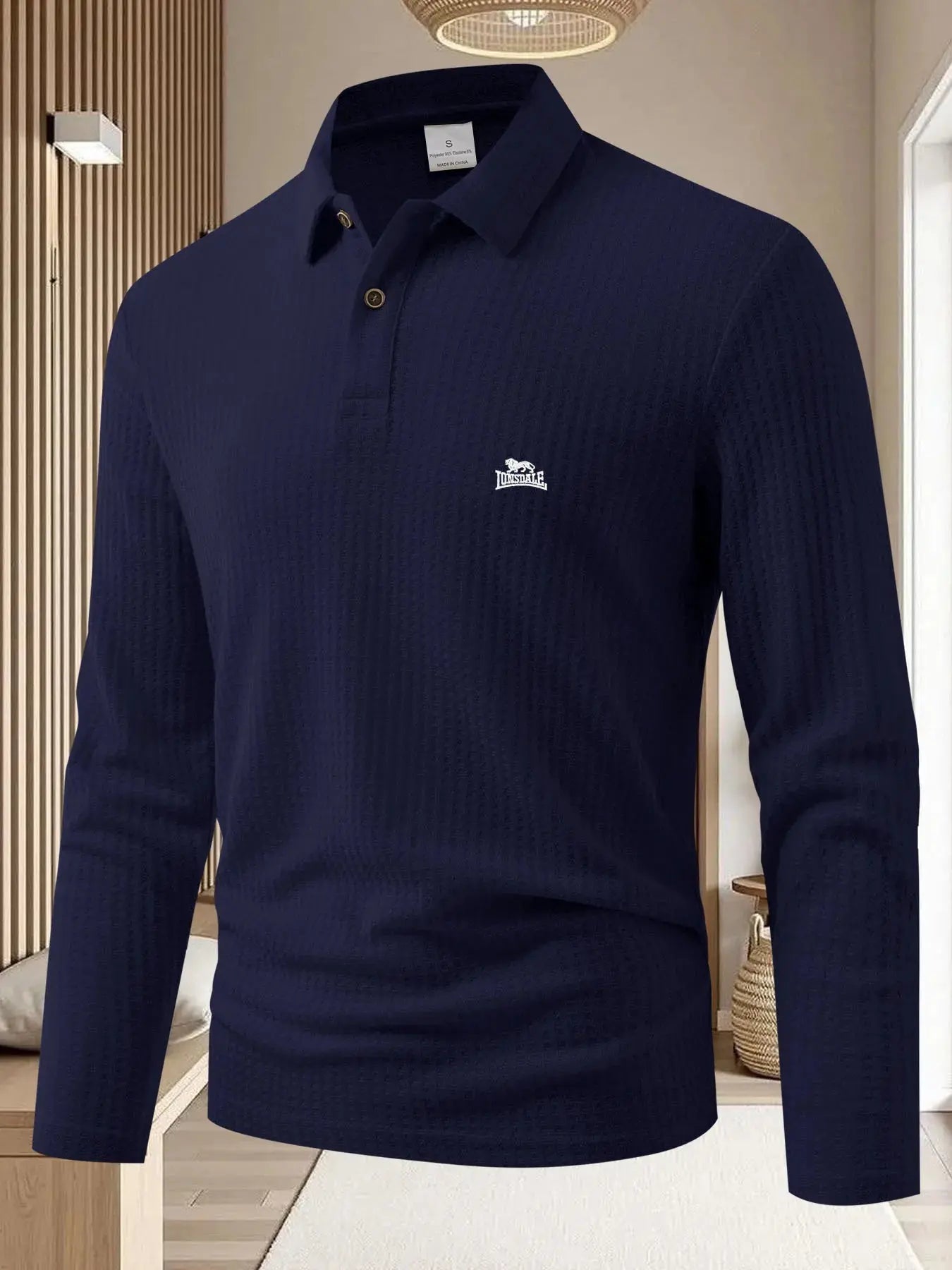 “LONSDALE Polo Uomo Manica Lunga – Casual, Elasticizzata in Poliestere & Spandex, Primavera/Autunno” All You Need