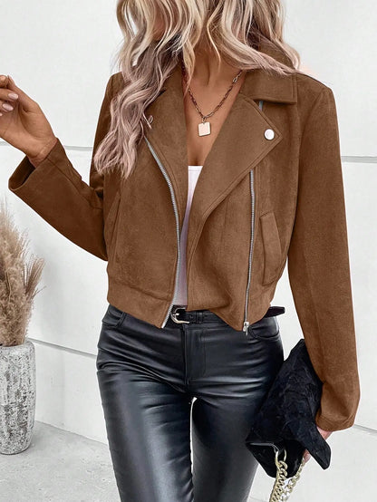 “Giacca Invernale Donna Slim-Fit – Stile Moderno con Zip Frontale” All You Need