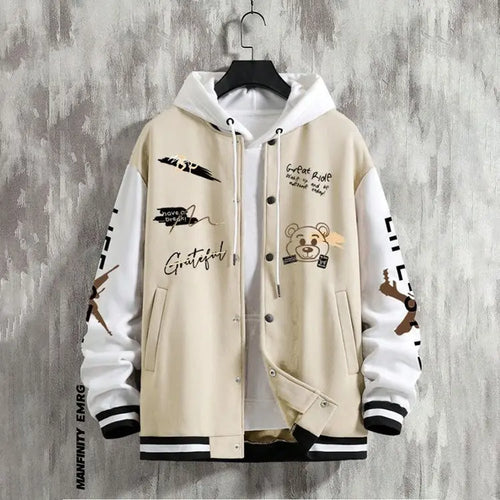 Giacca Baseball Uomo – Look High Street Oversize All You Need