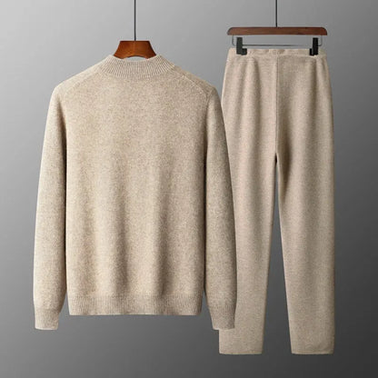 Men’s Fashion Wool Cardigan – Thick Double-Strand Sweater - All You Need