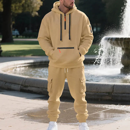 Set Uomo Sport & Leisure – Felpa con Cappuccio + Jogger Comodi All You Need