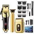 ✨ TZ810 – Kit Tagliacapelli & Rasoio Elettrico (Oro, Set 2 Pezzi) All You Need