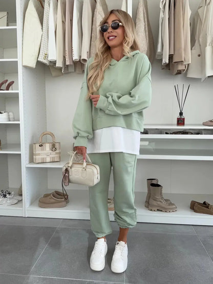 Fashion Women’s Tracksuit – Long Sleeve Hoodie Top with Jogger Pants - All You Need