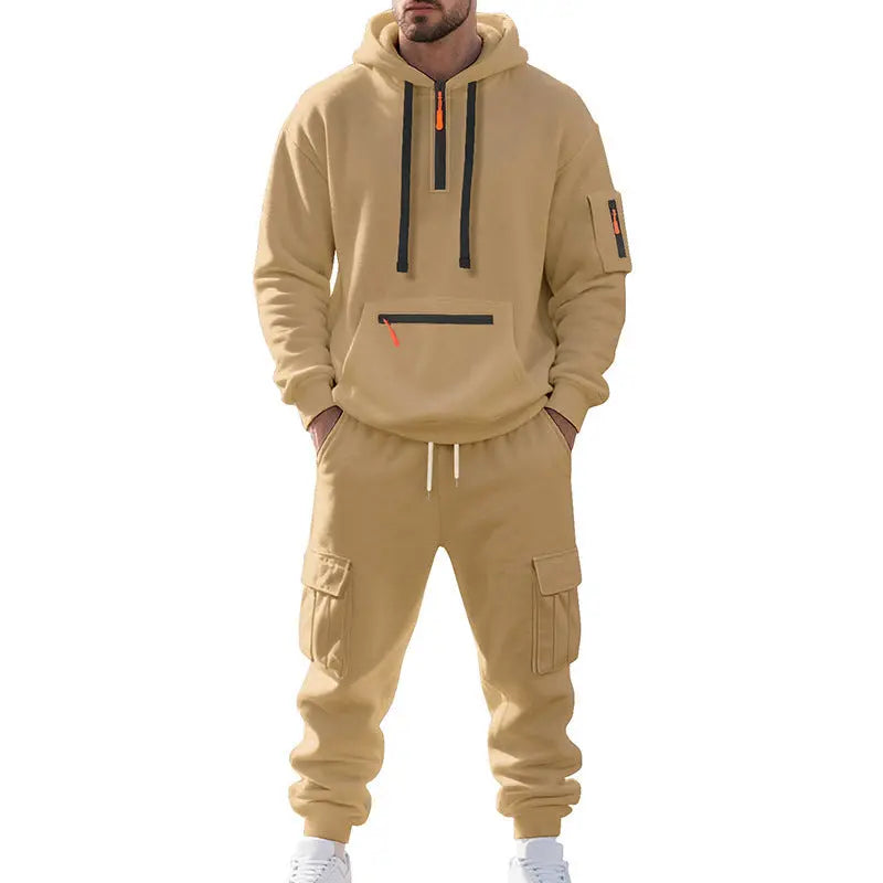 Set Uomo Sport & Leisure – Felpa con Cappuccio + Jogger Comodi All You Need