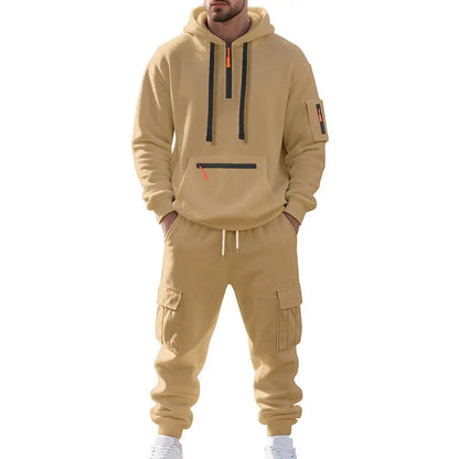 Set Uomo Sport & Leisure – Felpa con Cappuccio + Jogger Comodi All You Need