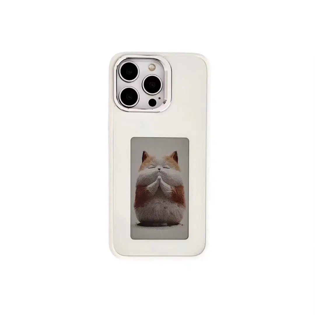 New DIY E-ink Screen NFC Color Projection Screen Four Colors Phone Case - All You Need
