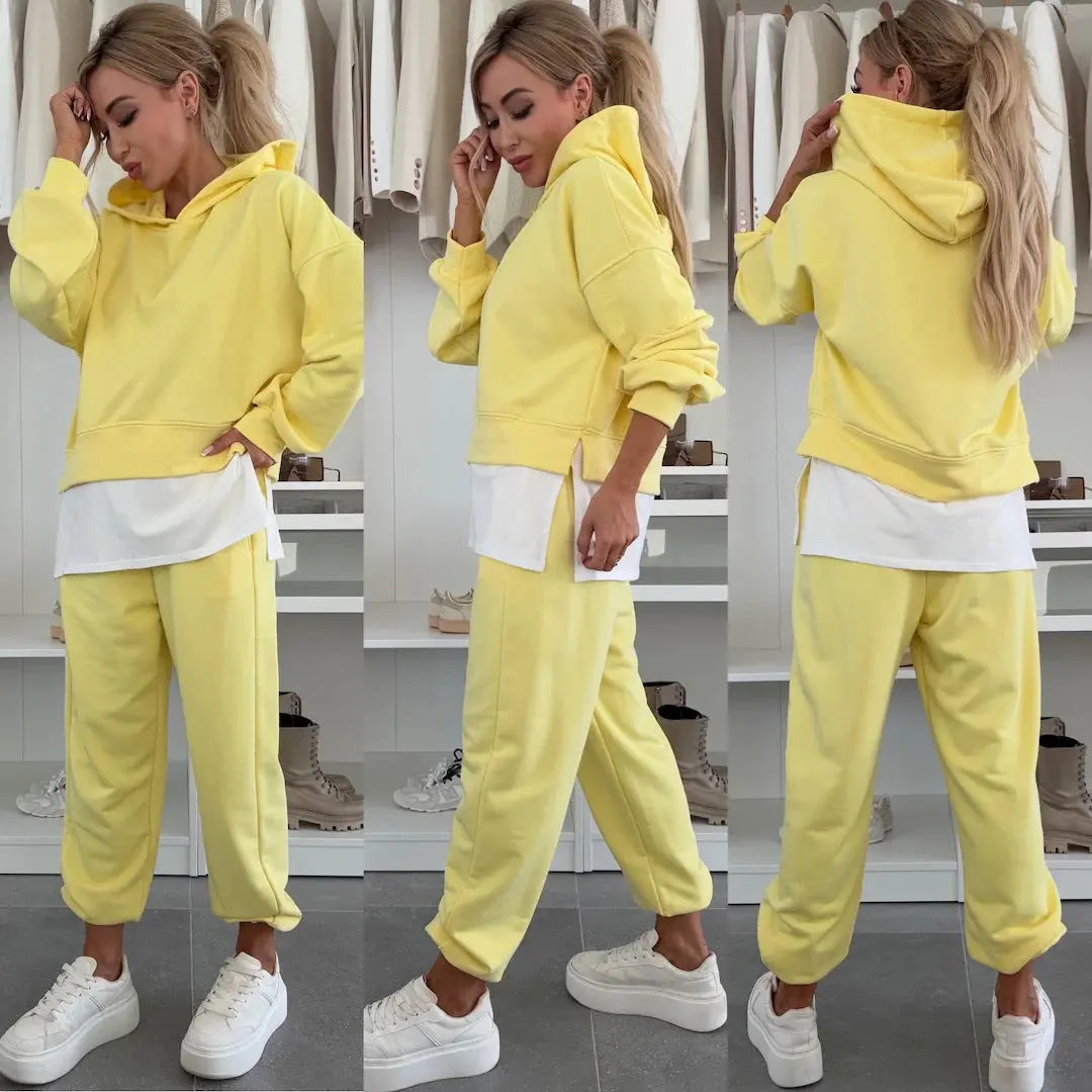 Fashion Women’s Tracksuit – Long Sleeve Hoodie Top with Jogger Pants - All You Need
