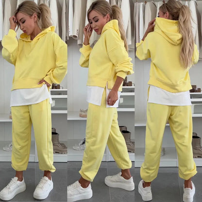 Fashion Women’s Tracksuit – Long Sleeve Hoodie Top with Jogger Pants - All You Need